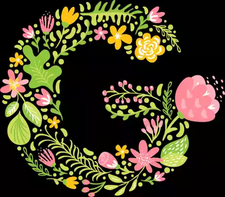vectores plantilas ALFABETO,FLOR,